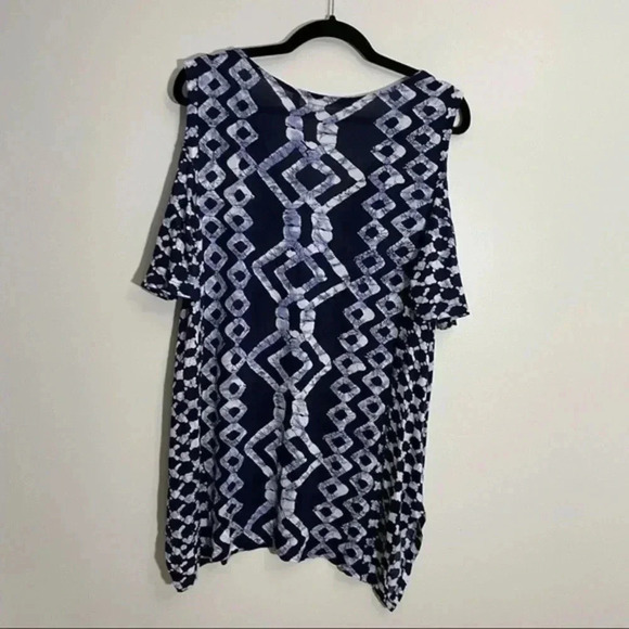 Soft surroundings talia cold shoulder tunic Small - Picture 3 of 8